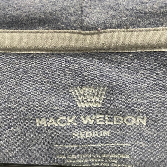 Mack Weldon Blue Hoodie - Picture 2 of 5